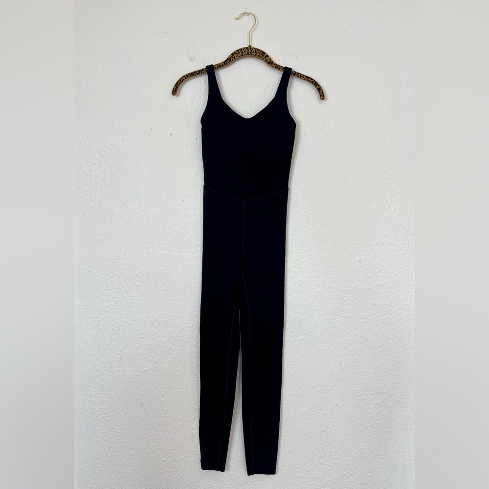 AERIE Offline Real Me Black Jumpsuit Size XS